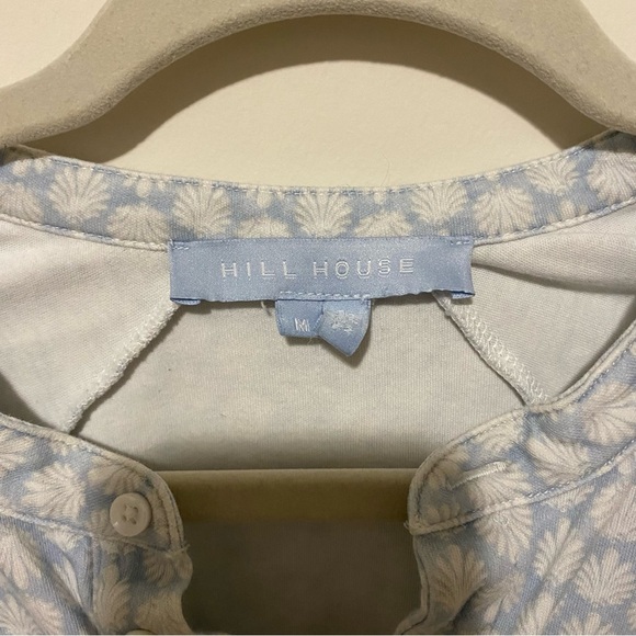 Hill House Blue and White Scalloped Blouse medium - Picture 7 of 10